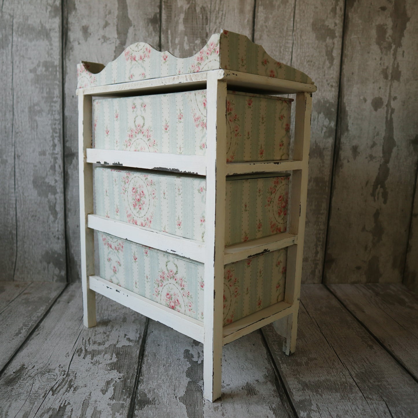 *Limited Edition* SMALL Fabric Chest of Drawers Étagère - 3 Drawers