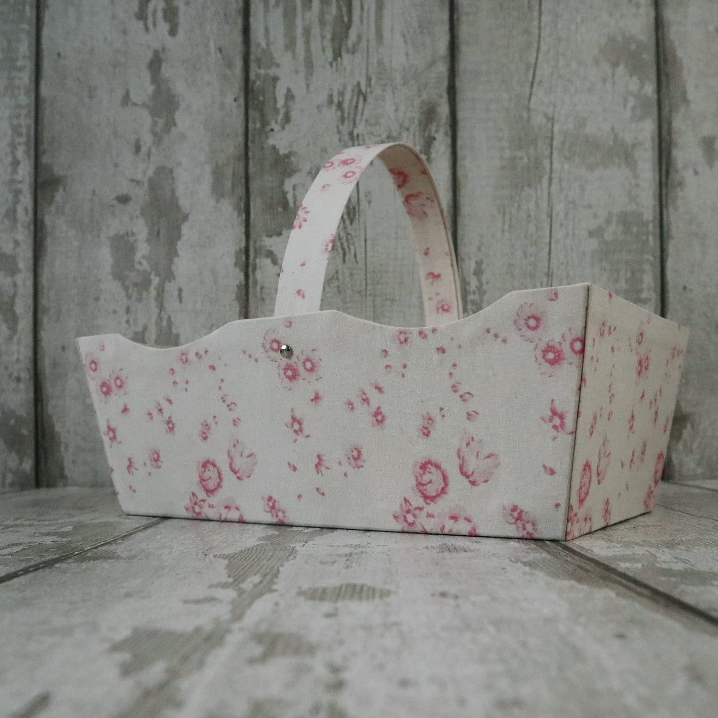 Fabric Covered Trug / Basket Cartonnage