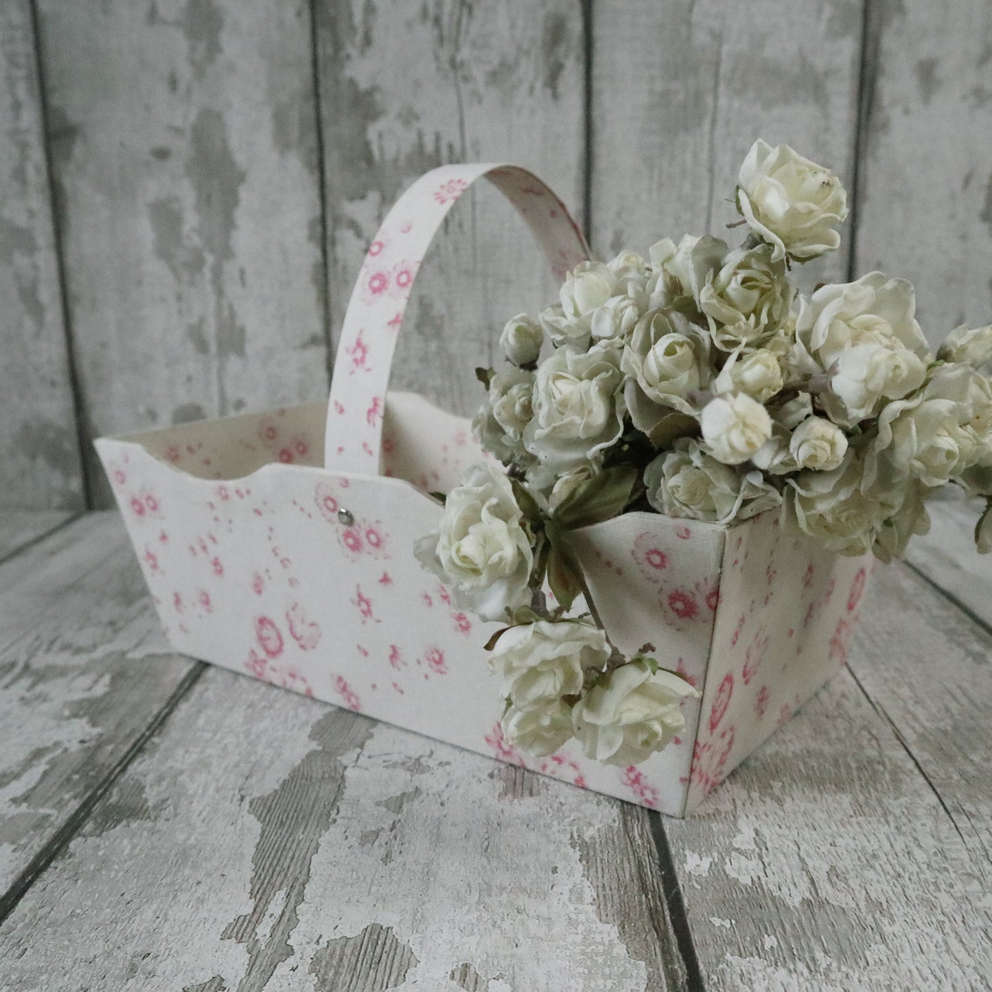 Fabric Covered Trug / Basket Cartonnage