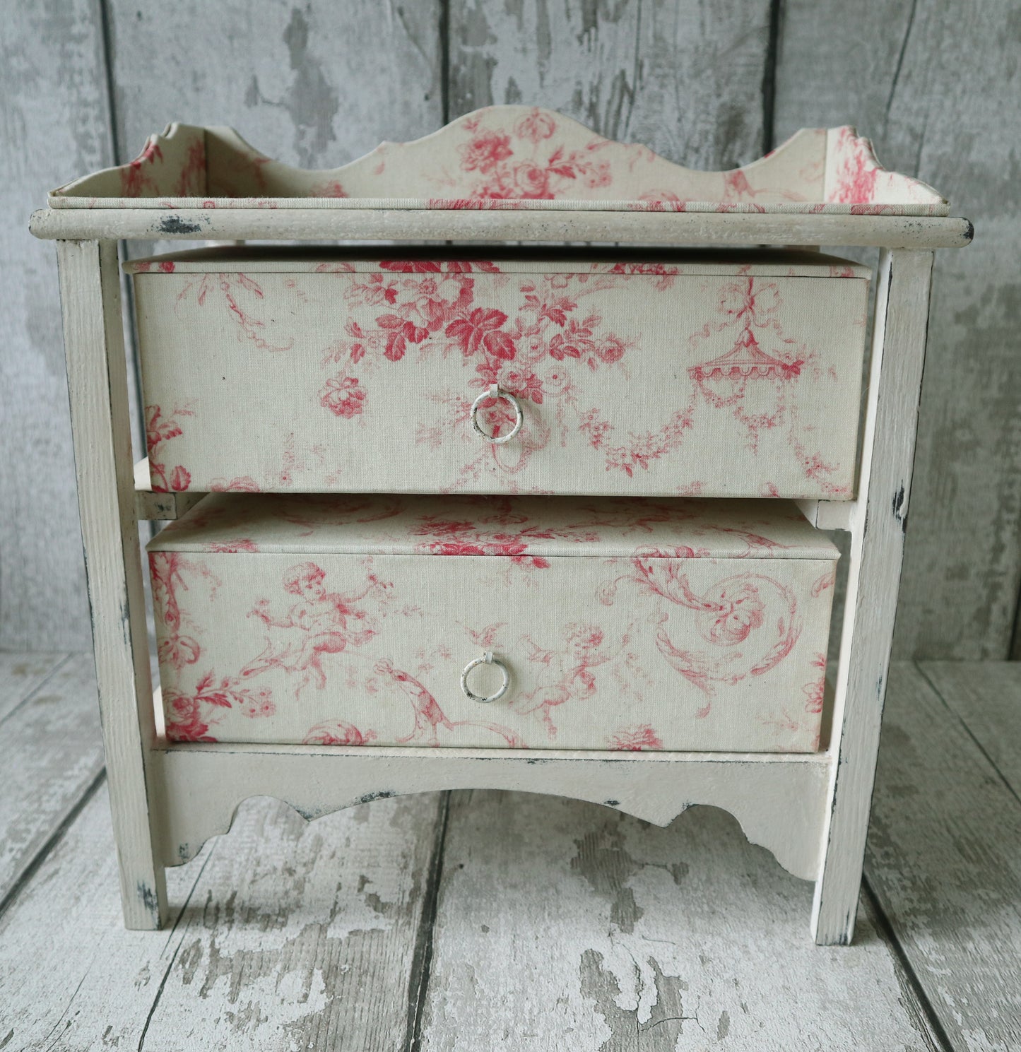 *Limited Edition* SMALL Fabric Chest of Drawers Étagère