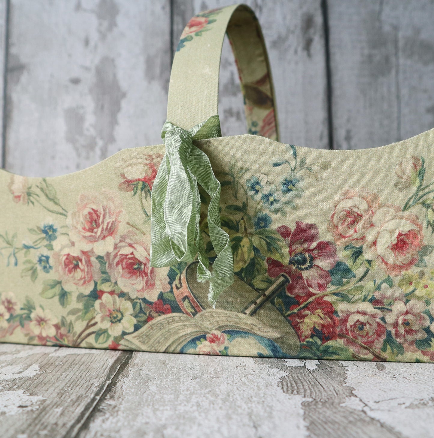 Fabric Covered Trug / Basket Cartonnage