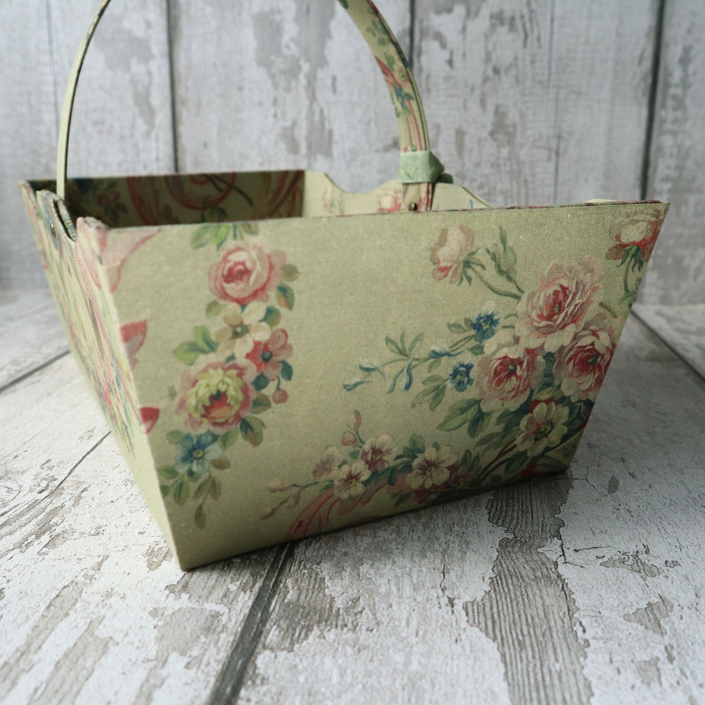 Fabric Covered Trug / Basket Cartonnage