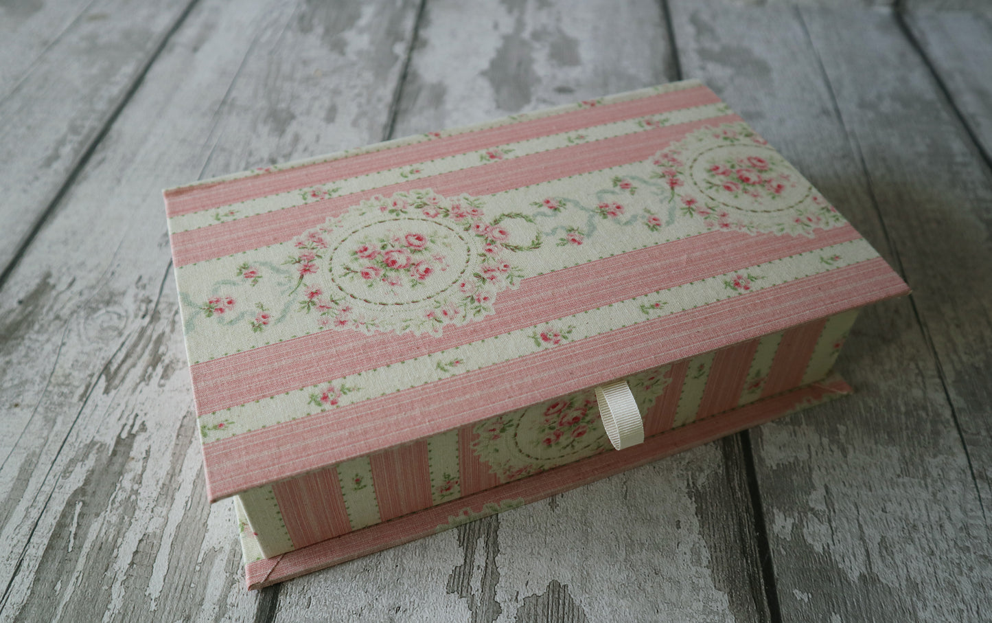 Fabric Covered (Cartonnage) Keepsake Box
