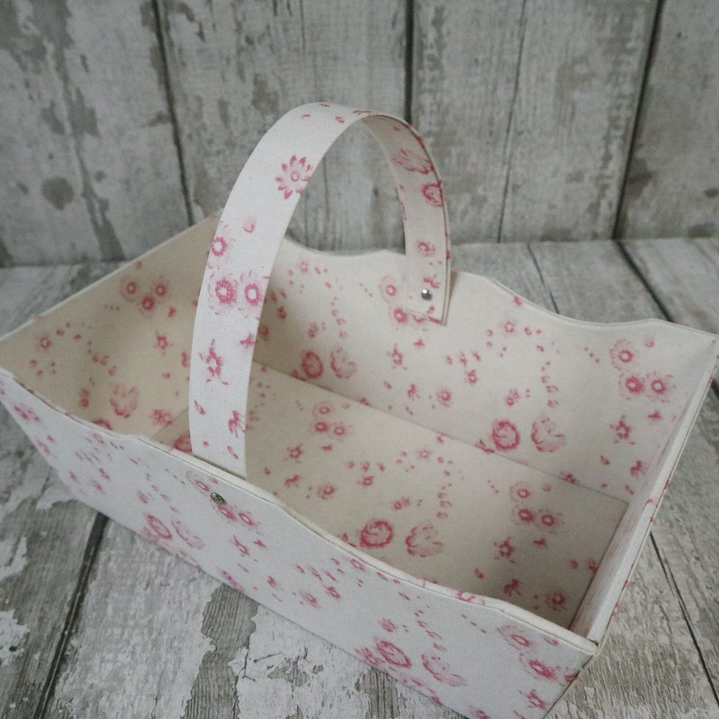Fabric Covered Trug / Basket Cartonnage