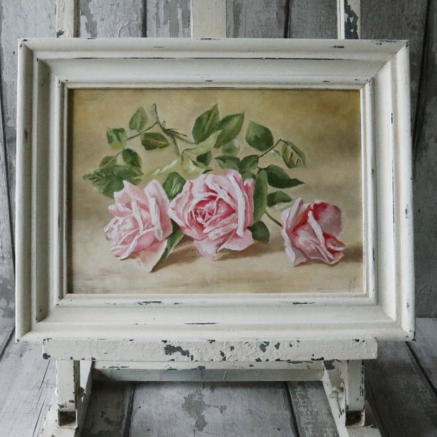 Original Oil Painting Still Life Roses