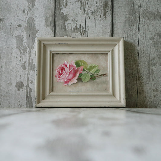 Original Oil Painting Still Life Rose