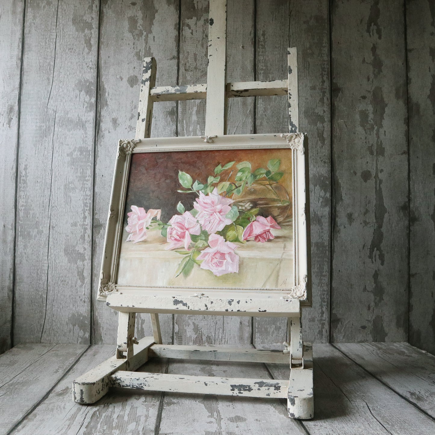 Original Oil Painting Still Life Roses