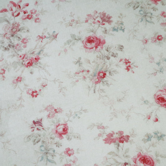 Rose Toile Organic Cotton