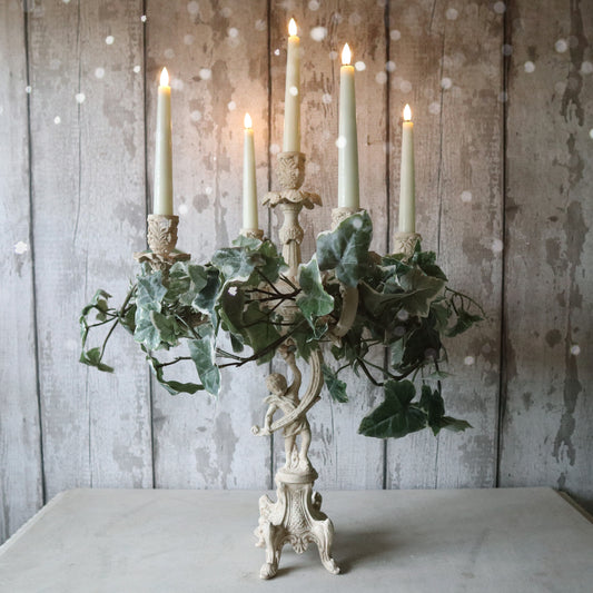 French Vintage Chic Candelabra Candlestick